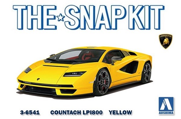 Aoshima 6541 1/32 LAMBO COUNTACH LPI800 - YELLOW (8806070485229)