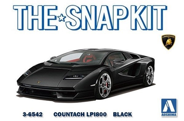 Aoshima 6542 1/32 LAMBO COUNTACH LPI800 - BLACK (8806070583533)