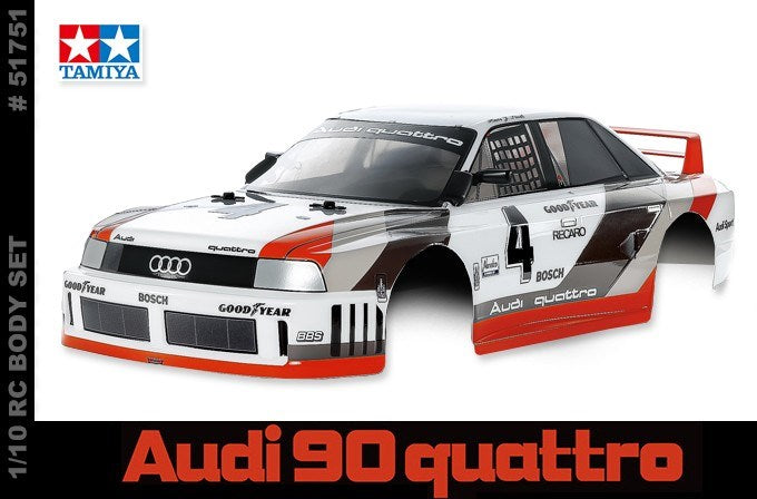 Tamiya Audi 90 Quattro Racing RC Car Body