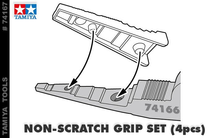 Tamiya Non-Scratch LNP II Grips 2set
