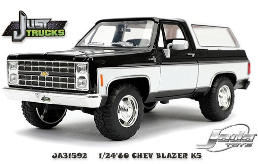 Jada JA31592 1/24 JT - '80 CHEV BLAZER K5  BLACK/WHITE (8346762445037)