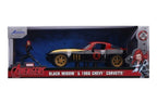 Jada 1/24 HWR '69 CHEV Corvette W/Black Widow (2)