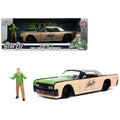 Jada 32778 1/24 1963 Lincoln Continental w/Stan Lee Figurine (Beige/Green) (8063966937325)