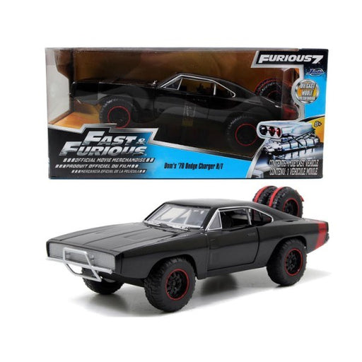 Jada 97038 1/24 Dom's 1970 Dodge Charger R/T Off-Road (Black) - Fast and Furious (8745095692525)