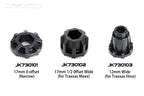 Jetko SGT 3.8 EX-King Cobra Assembled Glued Medium Soft Black Claw Rim RC Wheel & Tyre Set 1/8 Scale (2)