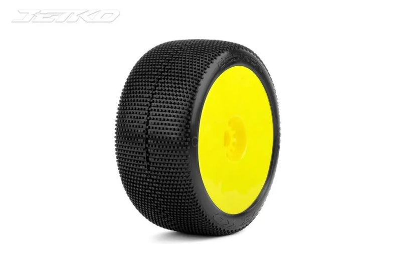 Jetko JKO1203DYSSG DESIRER 1/8 Truggy Dish Yellow Rim Super Soft Glued (9250493694189)