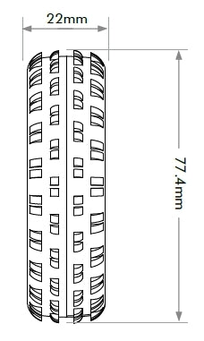 Jetko JKO2001CS 1/10 Buggy 2WD Front Arena Soft (Pair) - Hobby City NZ (8347091173613)