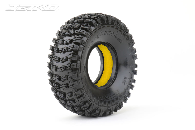 Jetko JKO3001US6212YL 1/10 CR1.9 Conqueror /Ultra Soft/Insert (Yellow) - Hobby City NZ (8347091665133)