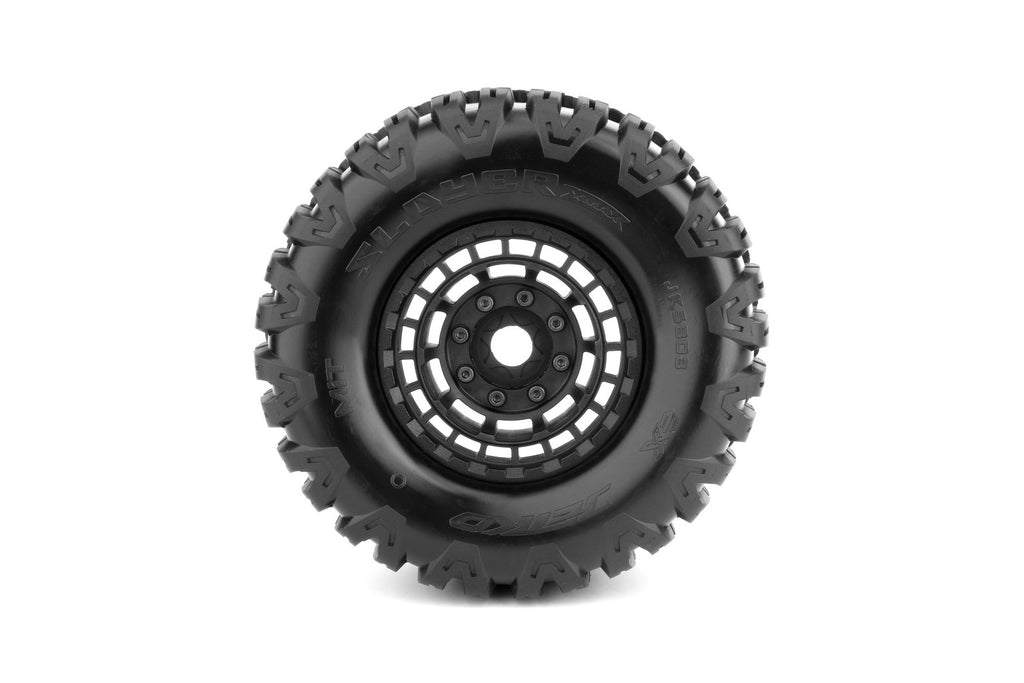 Jetko XMT EX-Slayer Claw Rim Medium Soft Glued Bolted 1/5 Scale RC Tyre (4)
