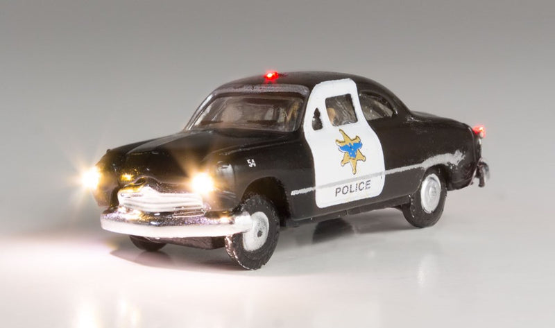 Woodland Scenics JP5613 N Just Plug Police Car (8137515761901)