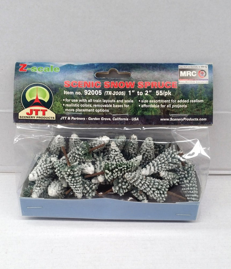 JTT Scenery 92005 Z Scale Scenic Snow Pines 25mm-50mm - Hobby City NZ