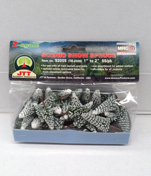 JTT Scenery 92005 Z Scale Scenic Snow Pines 25mm-50mm - Hobby City NZ