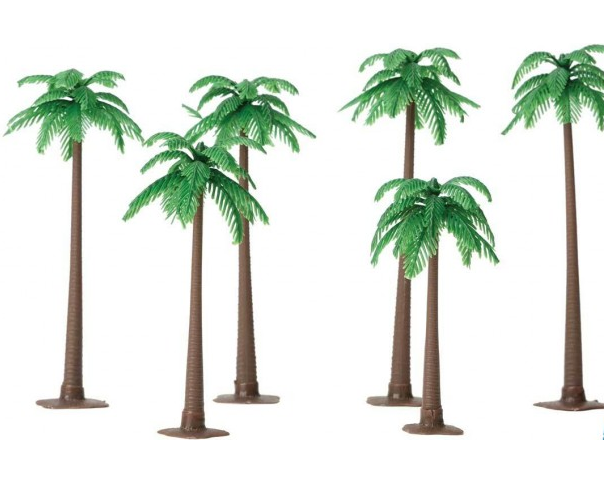 JTT Scenery Palm Trees 3-5" (6)