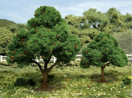 JTT Scenery Apple Tree 4-5" (2)