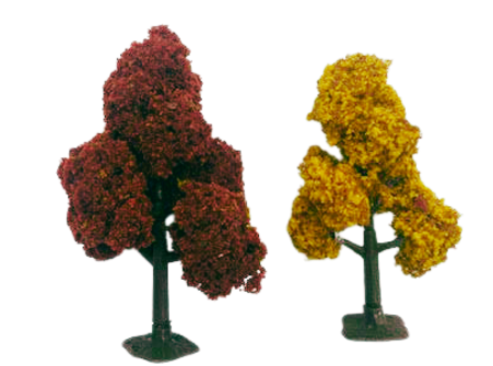 JTT Scenery Autumn Trees 2.5-3" (2)