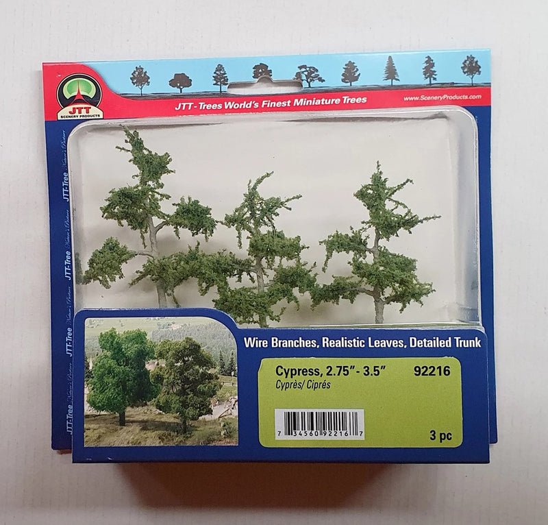 JTT Scenery 92216 Cypress Trees 70- 89mm (3)