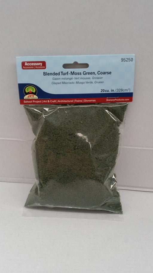 JTT Scenery 95250 Moss Green Blend Coarse Turf (8324647715053)