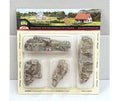 JTT Scenery Pre-Painted Rocks: Outcroppings - 4pk
