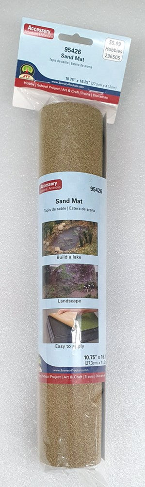 JTT Scenery 95426 Sand Mat (273x412mm) - Hobby City NZ (7716353212653)