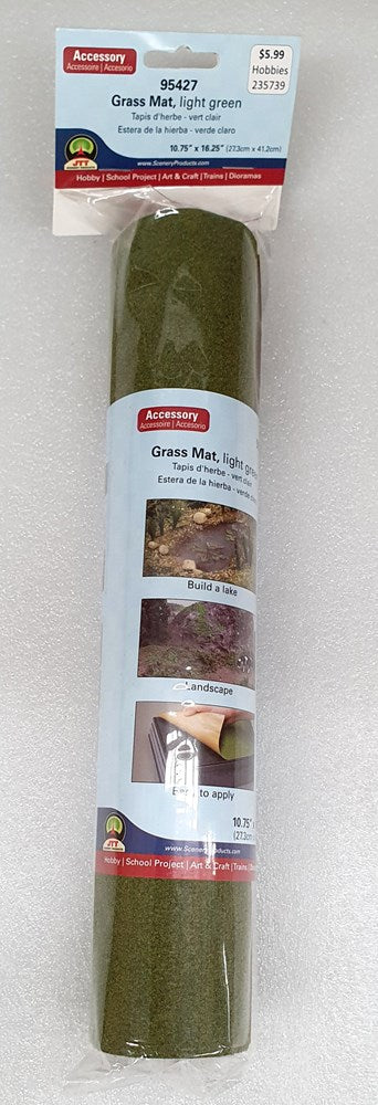 JTT Scenery 95427 Grass Mat - Light Green (273x412mm) (8324806770925)