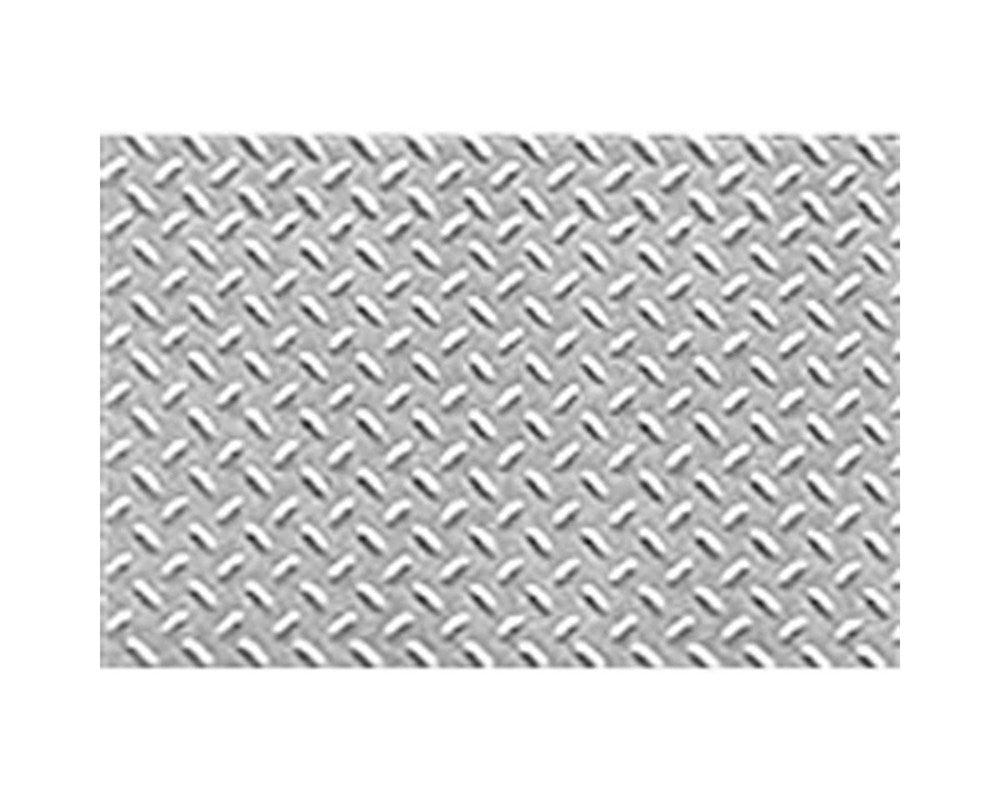 JTT Scenery 97454 Z Scale Plastic Pattern Sheet Tread Plate (2 Pack) (8941165674733)