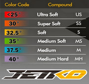 Jetko JKO1008DWSSG J-ZERO: 1/8 Buggy/Dish/White Rim/Super Soft/Glued Pair - Hobby City NZ (8347090845933)