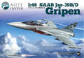 Kitty Hawk 80118 1/48 Jas-39B/D Gripen (9120467222765)