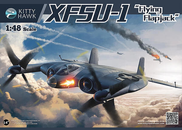 Kitty Hawk 80135 1/48 XF5U-1 Flying Pancakes - Hobby City NZ