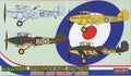 Kora Models Hawker Australian Demon Silver and Yellow Wings Aust