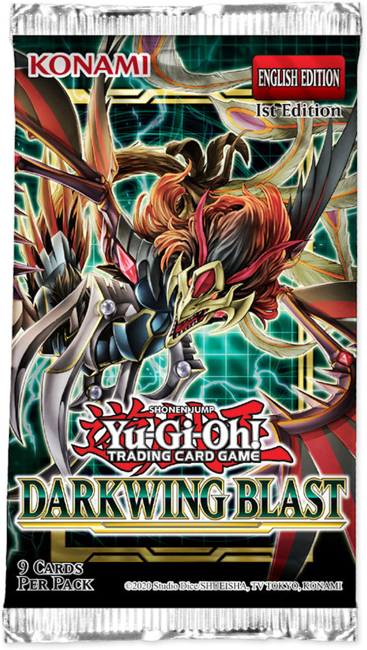 Konami Yu-Gi-Oh! Darkwing Blast Single Booster Pack