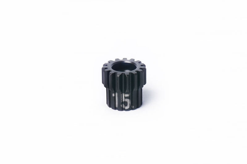 Koswork KOS03000-15 32P M0.8 15T Lightweight Hardened Steel Pinion Gear (for 5mm shaft, w/high torque set screw) (9001927508205)