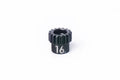 Koswork KOS03000-16 32P M0.8 16T Lightweight Hardened Steel Pinion Gear (for 5mm shaft, w/high torque set screw) (9001927540973)