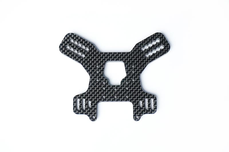 Koswork KOS04003 Tekno EB48/NB48 2.0/2.1 Front & Rear Carbon Shock Tower Set (9003638128877)