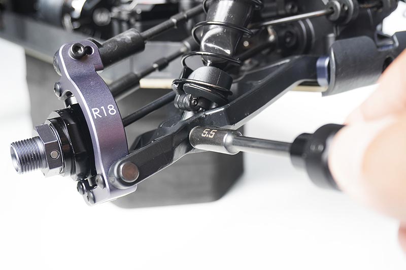 Koswork KOS04023 Tekno 7075 Hard Coated Aluminum Lower Shock Mount Screw Set EB/NB/ET/NT48 (9003638391021)