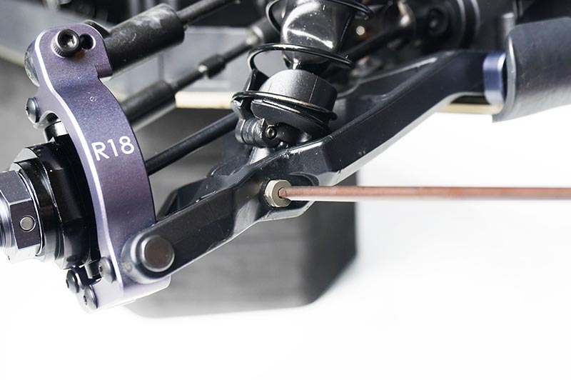 Koswork KOS04023 Tekno 7075 Hard Coated Aluminum Lower Shock Mount Screw Set EB/NB/ET/NT48 (9003638391021)