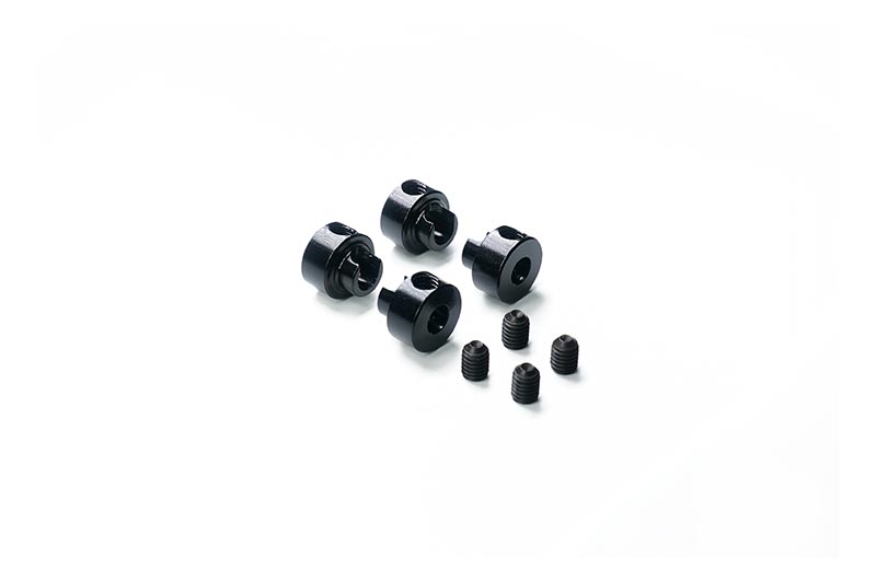 Koswork KOS04026 Tekno Aluminum Sway Bar Collars (4) Black EB/NB/ET/NT48 MT/SCT410 2.0 (9003638423789)