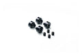 Koswork KOS04026 Tekno Aluminum Sway Bar Collars (4) Black EB/NB/ET/NT48 MT/SCT410 2.0 (9003638423789)