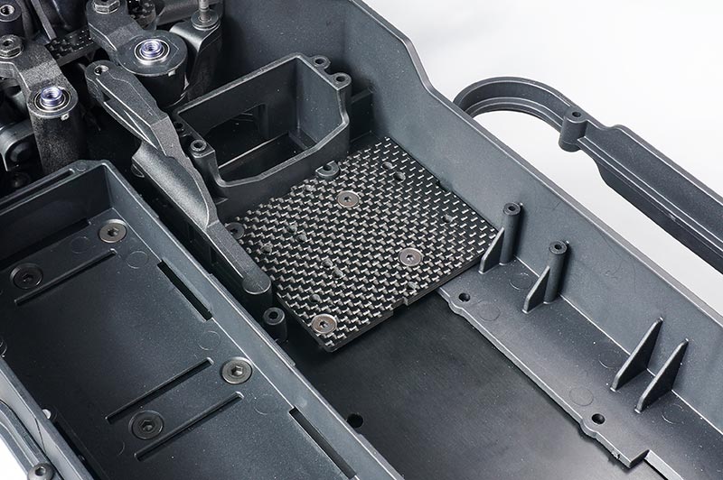 Koswork KOS04081-08 Tekno Carbon ESC Speed Controller Tray MT410/SCT410 2.0 (9001929343213)