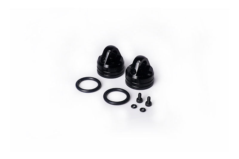 Koswork KOS04081-34 Tekno Aluminum Emusion Shock Caps & O-Ring Set (2) EB410/ET410/MT410/SCT410 2.0 (9001929408749)