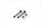 Koswork RC10 King Pin 27.7mm Hardened Pin with Locknuts Team Associated RC Hinge Pin (2)