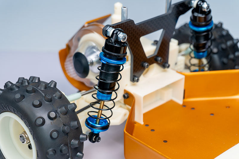Koswork KOS04191-5B RC10 12mm Blue Big Bore Buggy Shock Set (F & R) Team Associated (9001930064109)