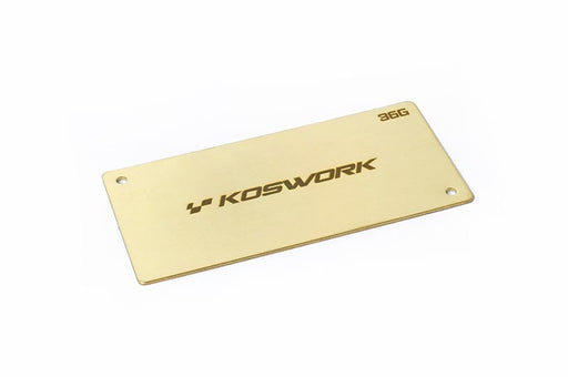 Koswork KOS04222 36g Shorty LiPo Weight 94x46x1.0mm (9001930293485)