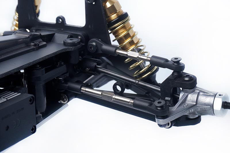 Koswork KOS04301 Steel Heavy Duty Turnbuckle Set (7pcs, w/wrench) Kyosho Mid/Turbo/Optima/Javelin/Ultima (9003639144685)