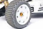 Koswork KOS04309 Kyosho M4 Aluminum Flanged Nylon Lock Nuts Gold (4) Mid/Turbo/Optima/Javelin/Ultima (9003639668973)