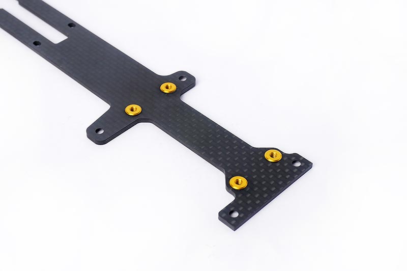 Koswork KOS04321 Kyosho Mid Optima 2022 Carbon Radio Plate/ESC Mount Set (9003639996653)