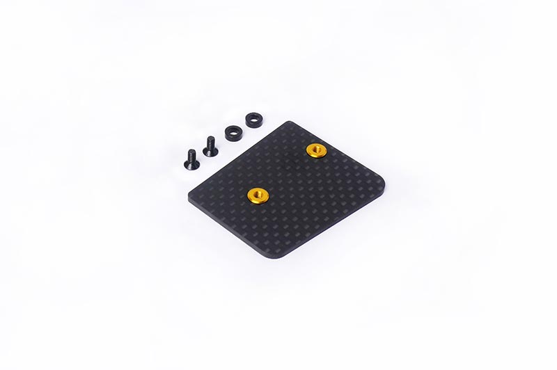Koswork KOS04321-5 Kyosho Mid Optima 2022 Carbon ESC Mount Set (9001930752237)
