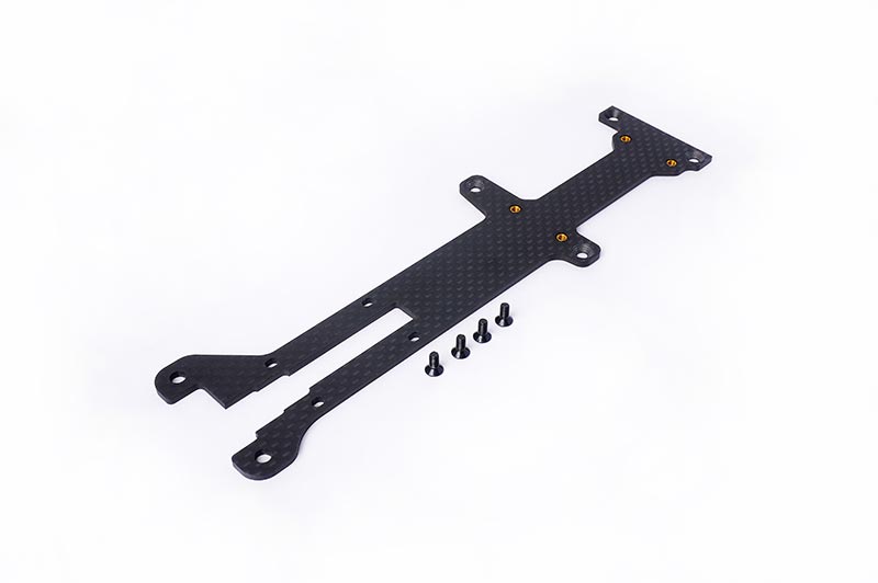 Koswork KOS04322 Kyosho Mid Optima 2022 Carbon Radio Plate/Tray/Upper Deck (9001930785005)