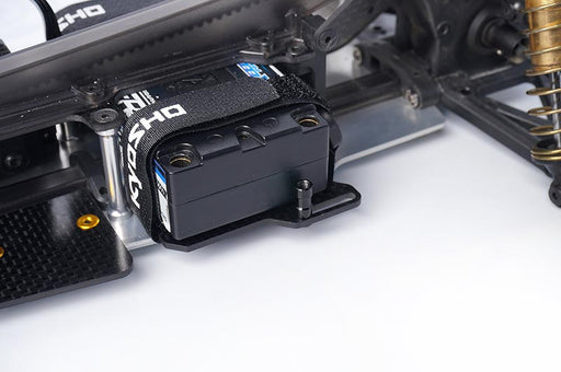 Koswork KOS04323 Kyosho Mid Optima 2022 Carbon Shorty Lipo Battery Mount Set (9001930850541)