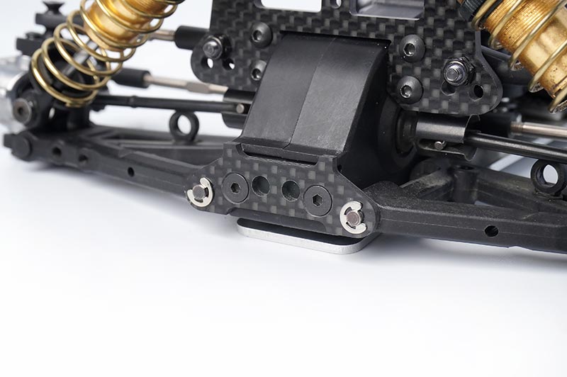 Koswork Kyosho Mid Optima 2022 Carbon Front & Rear Plate Set RC Suspension Part (3)