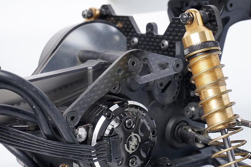 Koswork KOS04332 Kyosho Mid Optima 2022 Carbon Rear Stiffener/Gearbox Brace (9001931047149)